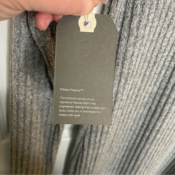 Wilfred Free Mariel Ribbed Sweater Mini Dress in Heather White S - Picture 14 of 15